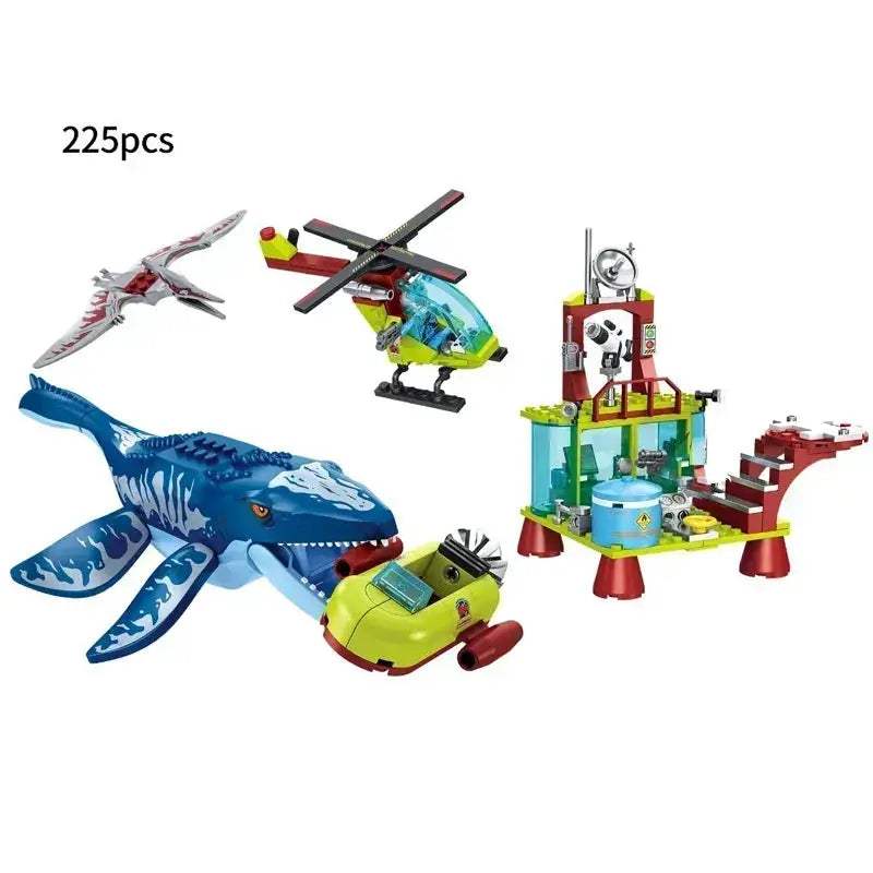 Jurassic World Mosasaurus Attack Bricks For Creative Play - Image 8