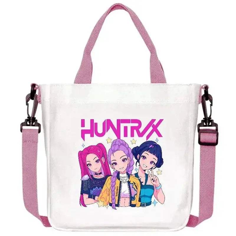 Anime Canvas Shoulder Bag Crossbody For Teens Unisex Convenience - Image 9