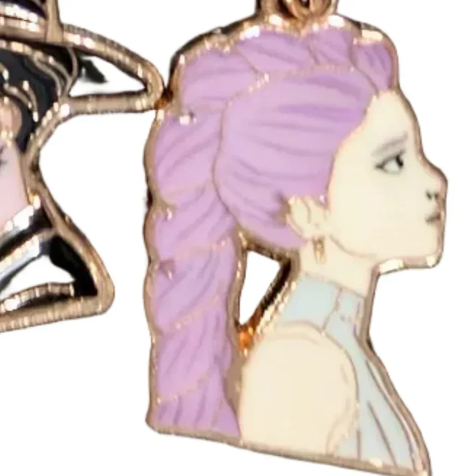 K-Pop Demon Hunters Enamel Pendant Necklace with Vibrant Detailing - Image 5
