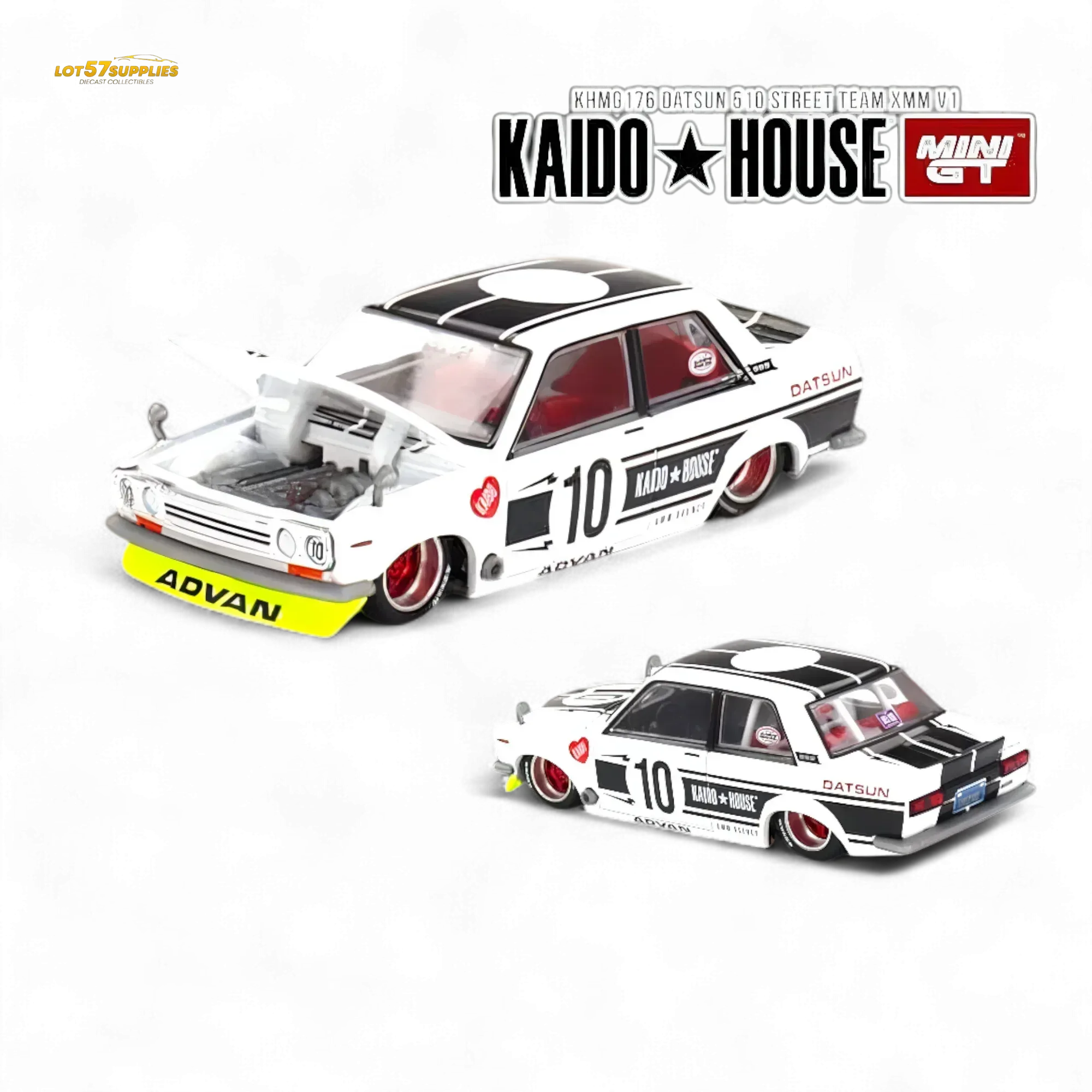 Kaido House Datsun 510 Street Team XMM 1:64