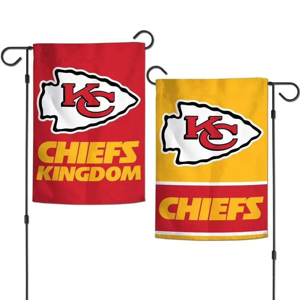 Kansas City Chiefs Flag 12x18 Two Sided Chiefs Kingdom