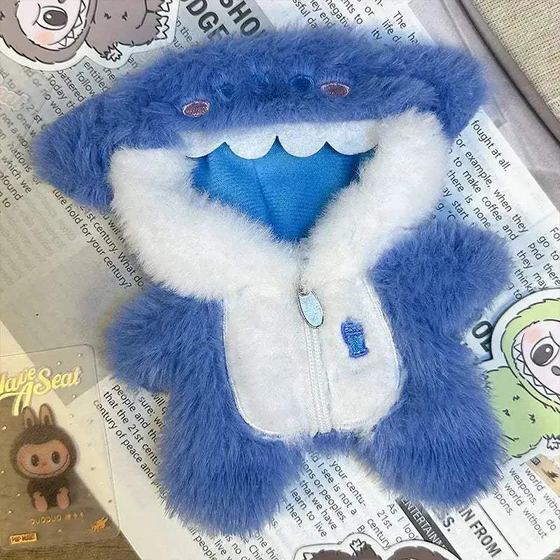 Kawaii 17cm Labubu Doll Clothes Set Cute Animal Accessories - Image 8