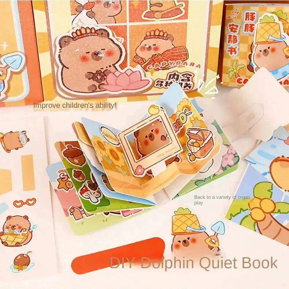 Kawaii Capybara Stationery Set, Abundant Cartoon Cute Birthday Gift for School Students - Image 4