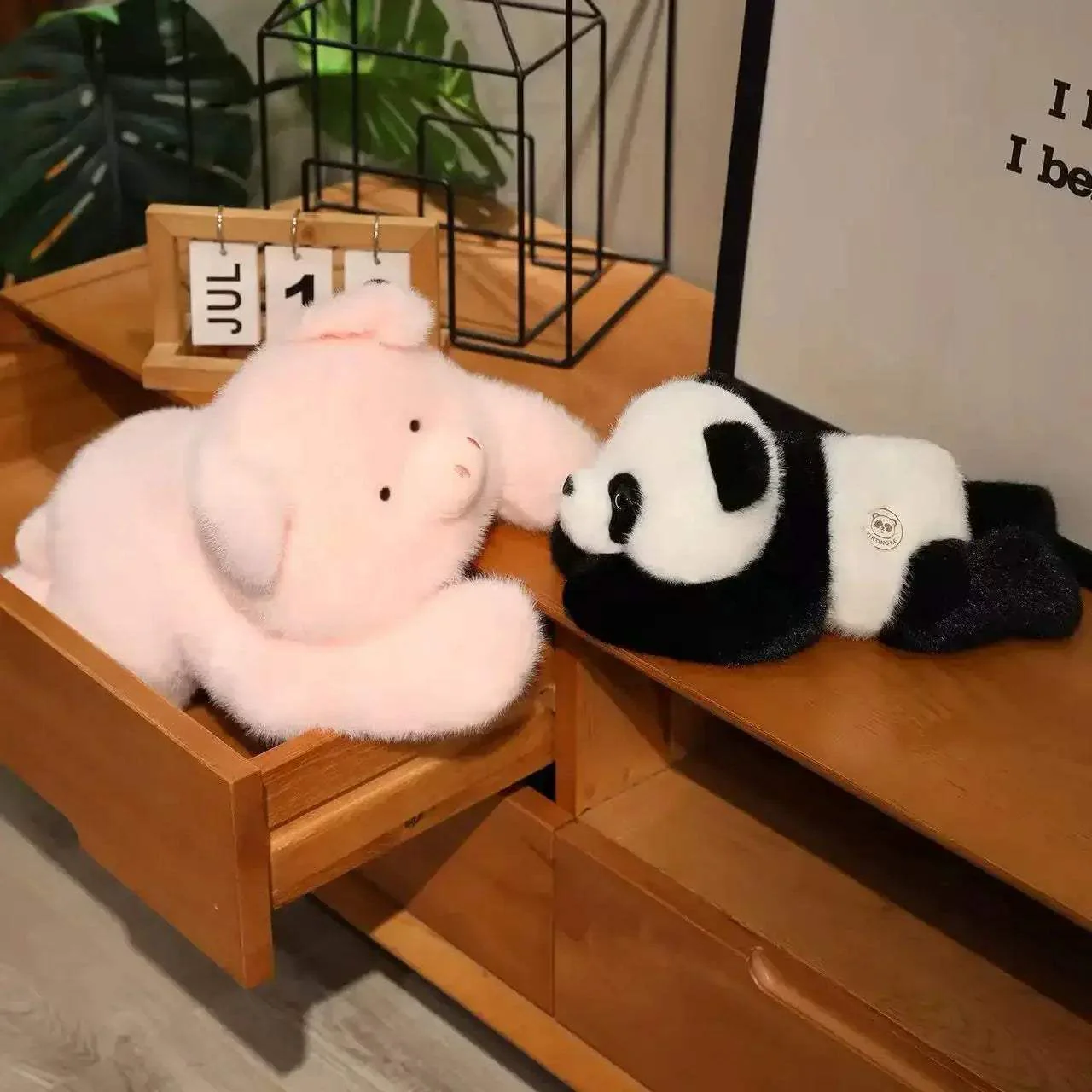 Kawaii Panda Plush Toy Handmade Doll Gift For Kids - Image 4