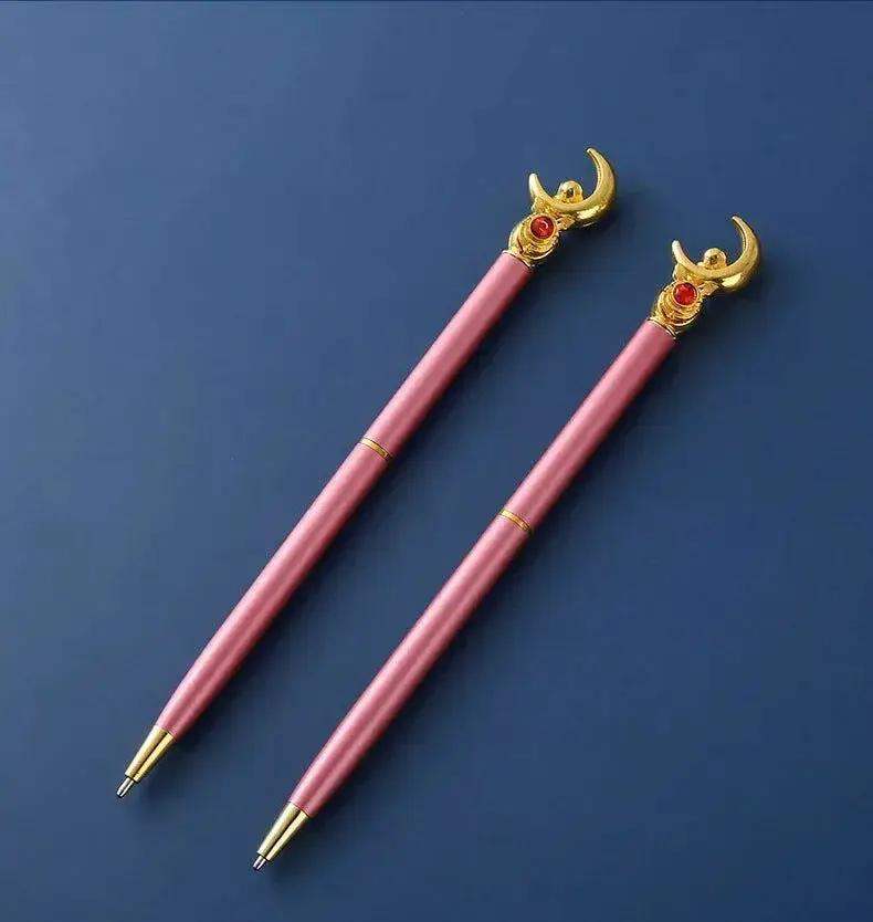 Kawaii Sailor Moon Ballpoint Pen, Black Office Pen Stationery Supplies School Student Gifts - Image 18