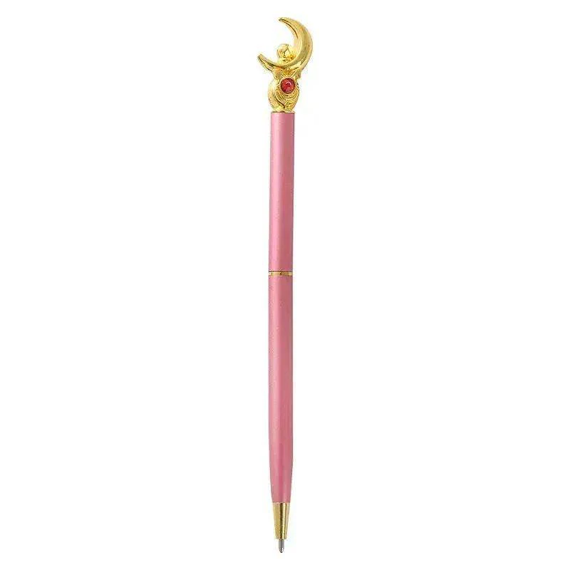 Kawaii Sailor Moon Ballpoint Pen, Black Office Pen Stationery Supplies School Student Gifts - Image 7