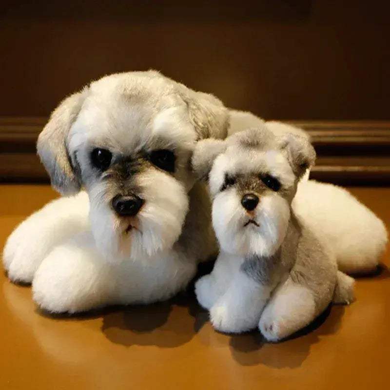 Schnauzer Dog Plush Toy Soft Stuffed Animal For Kids