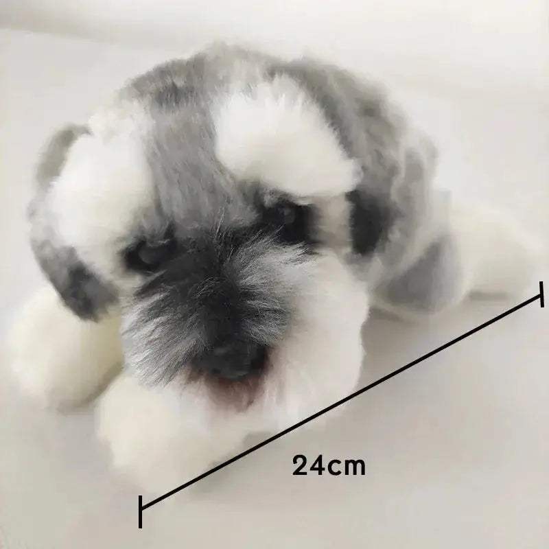 Schnauzer Dog Plush Toy Soft Stuffed Animal For Kids - Image 11