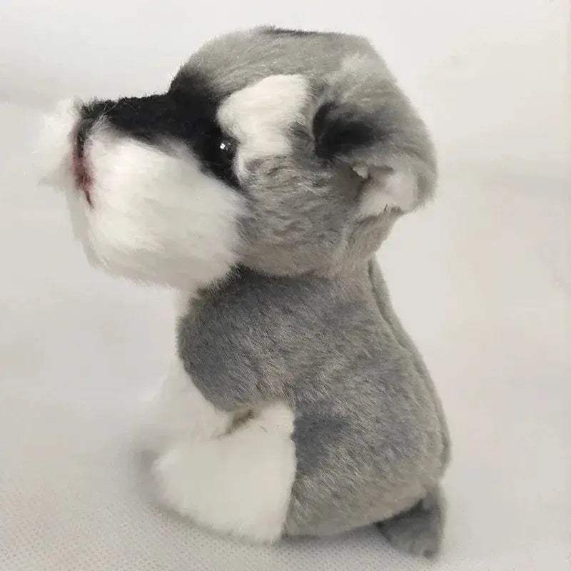 Schnauzer Dog Plush Toy Soft Stuffed Animal For Kids - Image 4