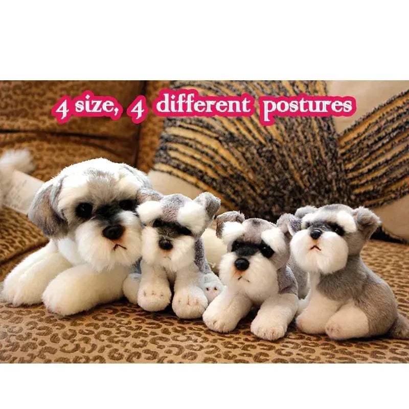 Schnauzer Dog Plush Toy Soft Stuffed Animal For Kids - Image 7