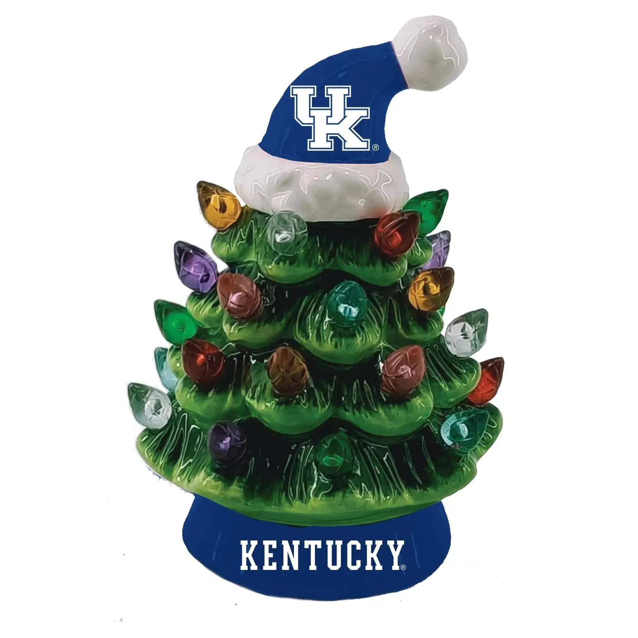 Kentucky Wildcats 4 Inch LED Christmas Tabletop Tree