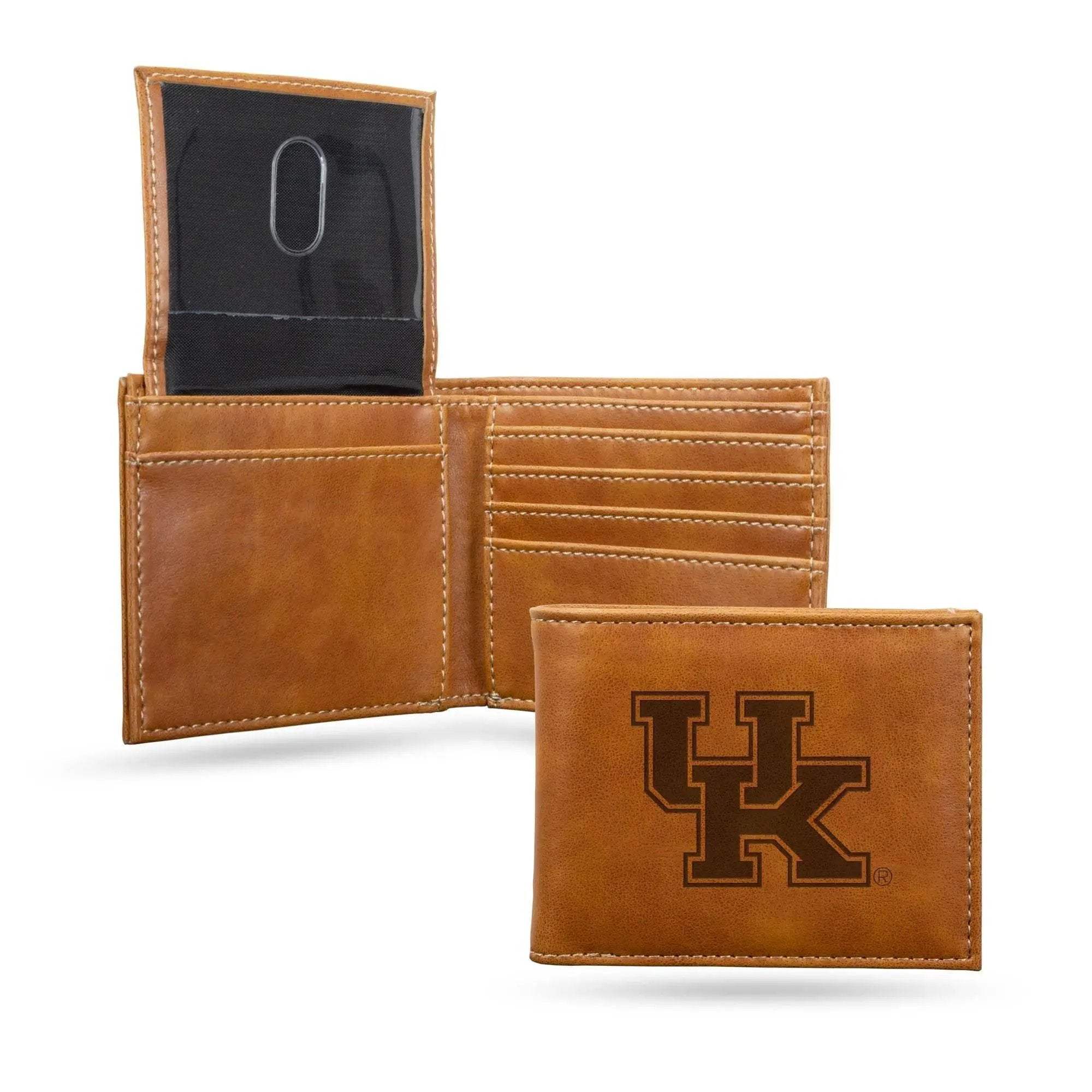 Kentucky Wildcats Leather Wallet Billfold Laser Engraved
