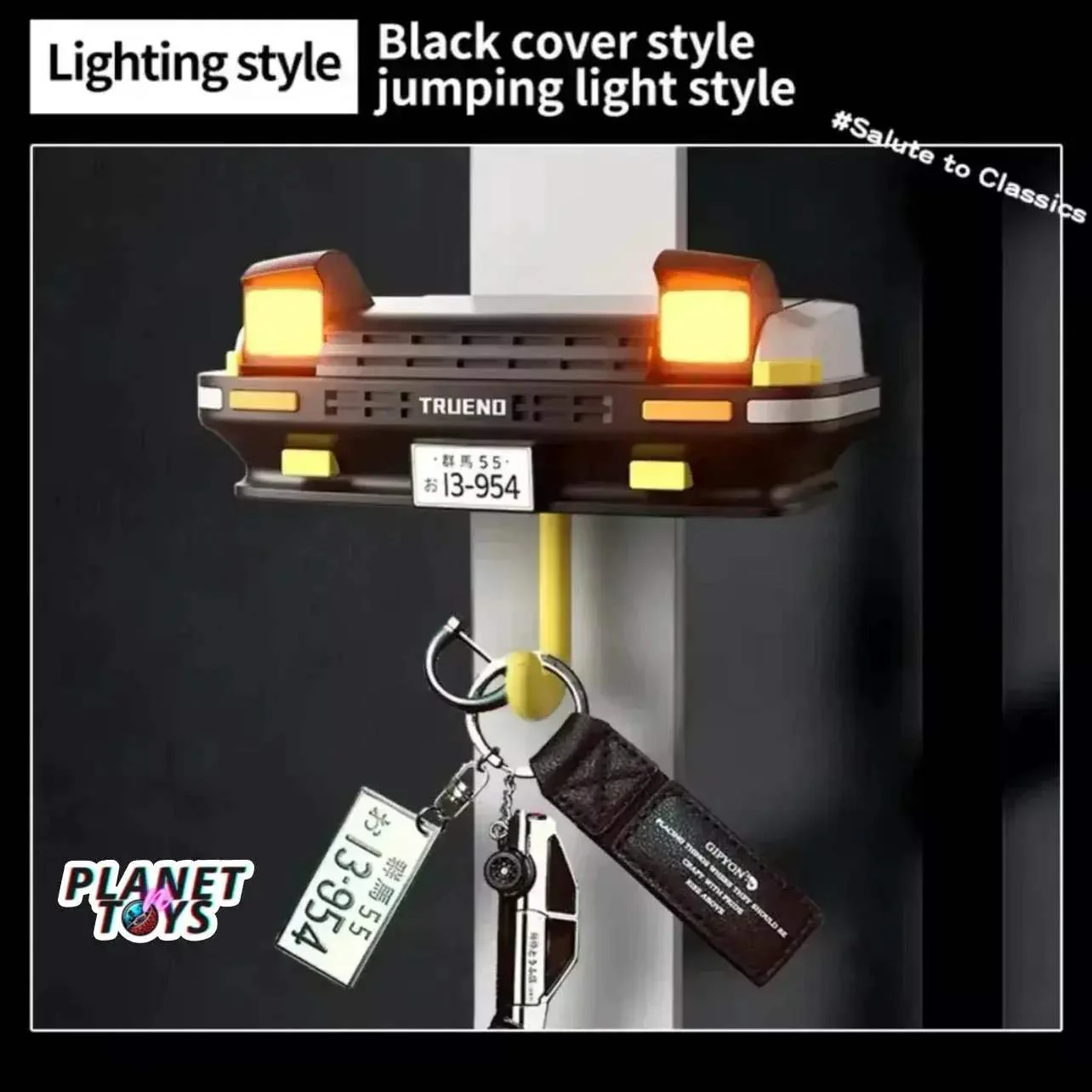 Key Holder Initial D Toyota AE86 Sprinter Trueno Lighting - Image 2