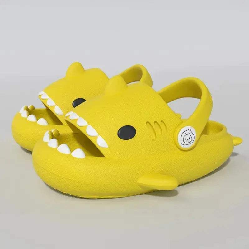 Kids Shark Slides Cushioned Beach Sandals For Toddlers - Image 12