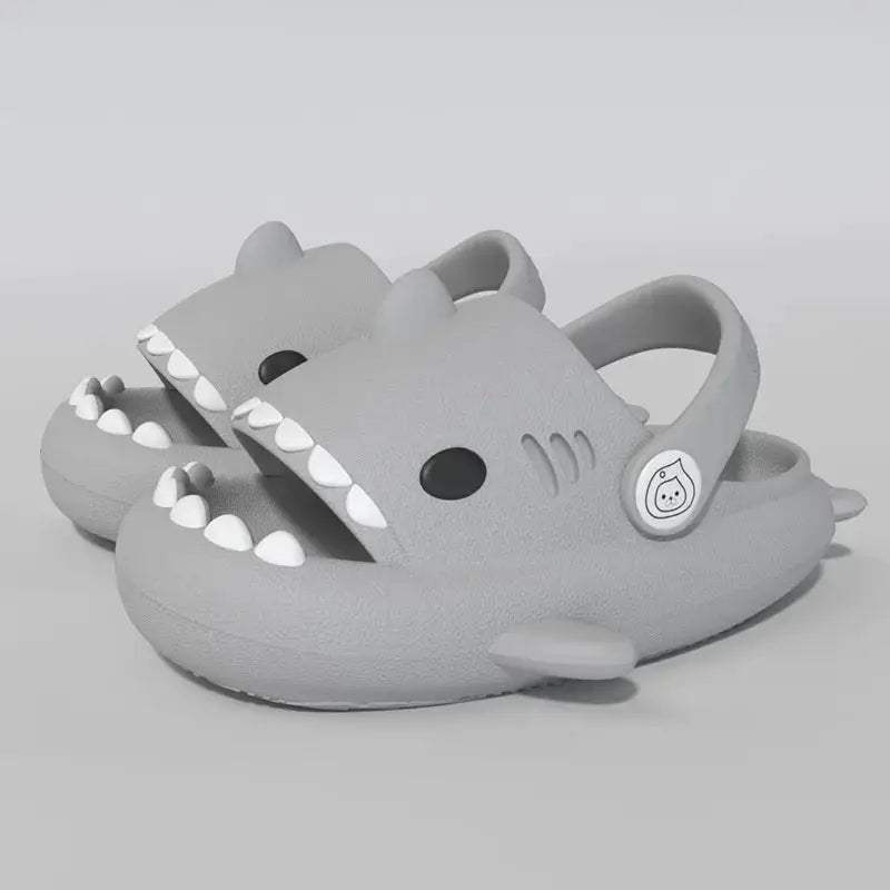 Kids Shark Slides Cushioned Beach Sandals For Toddlers - Image 14