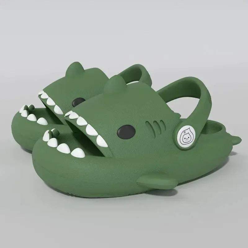 Kids Shark Slides Cushioned Beach Sandals For Toddlers - Image 18