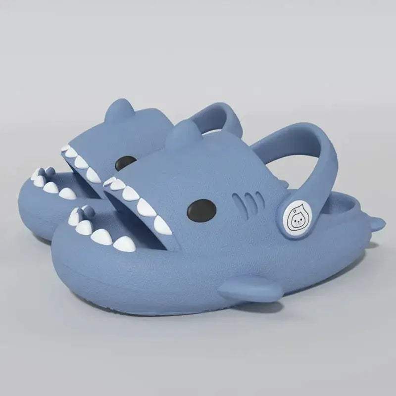 Kids Shark Slides Cushioned Beach Sandals For Toddlers - Image 19