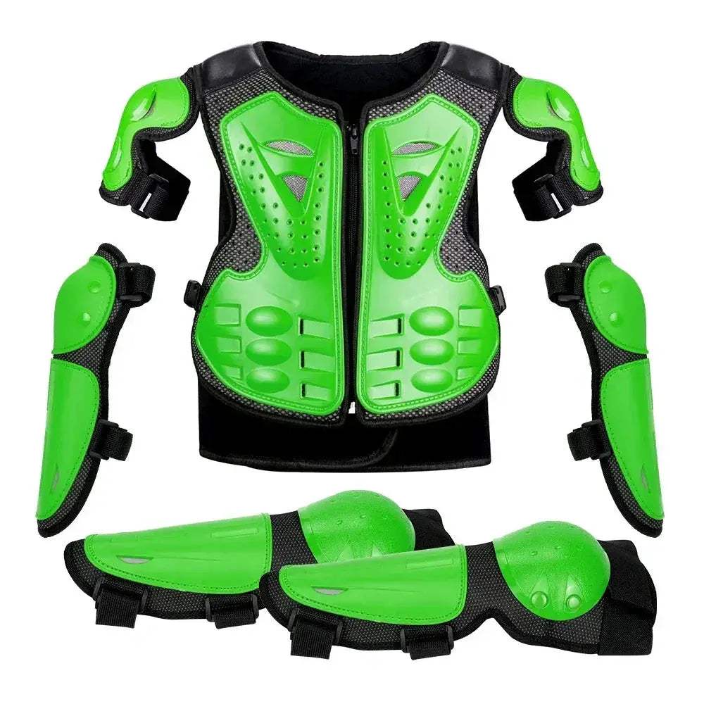Kids Armor Vest With Back Protector For Cycling And Scooters - Image 11