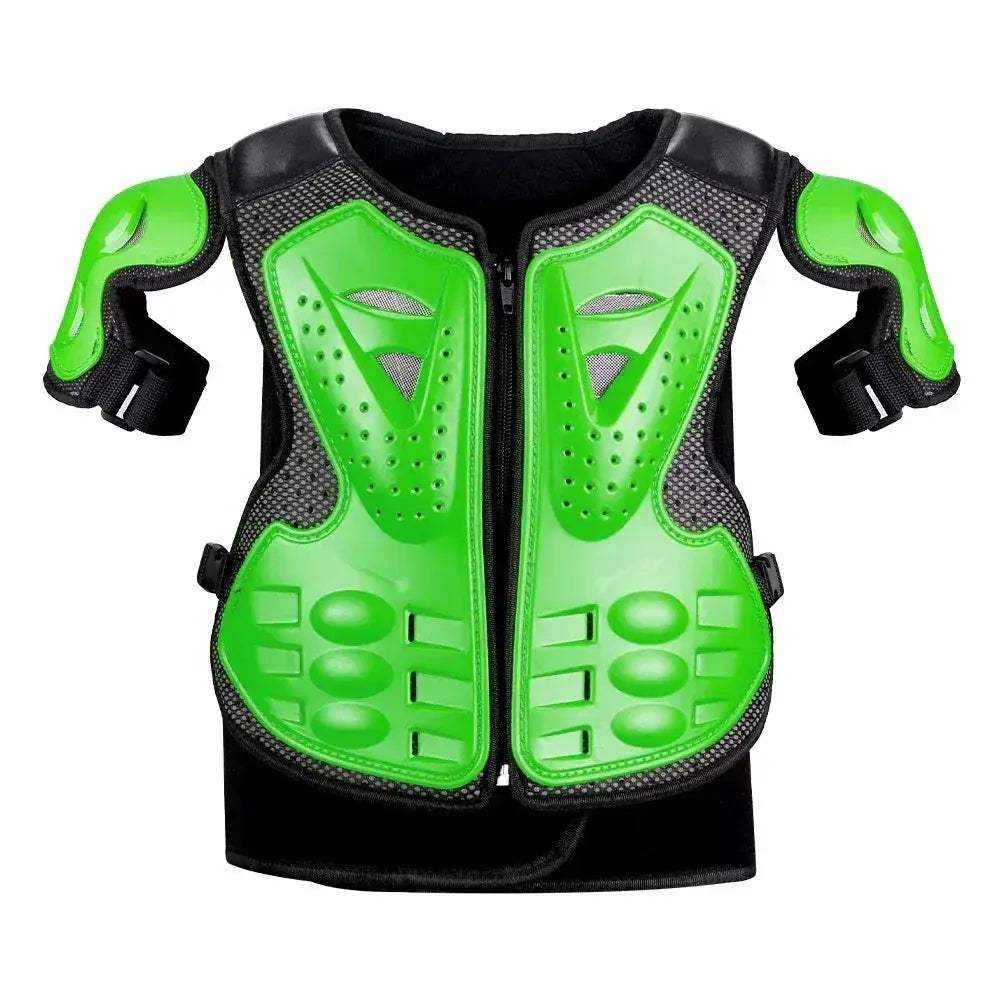 Kids Armor Vest With Back Protector For Cycling And Scooters - Image 13