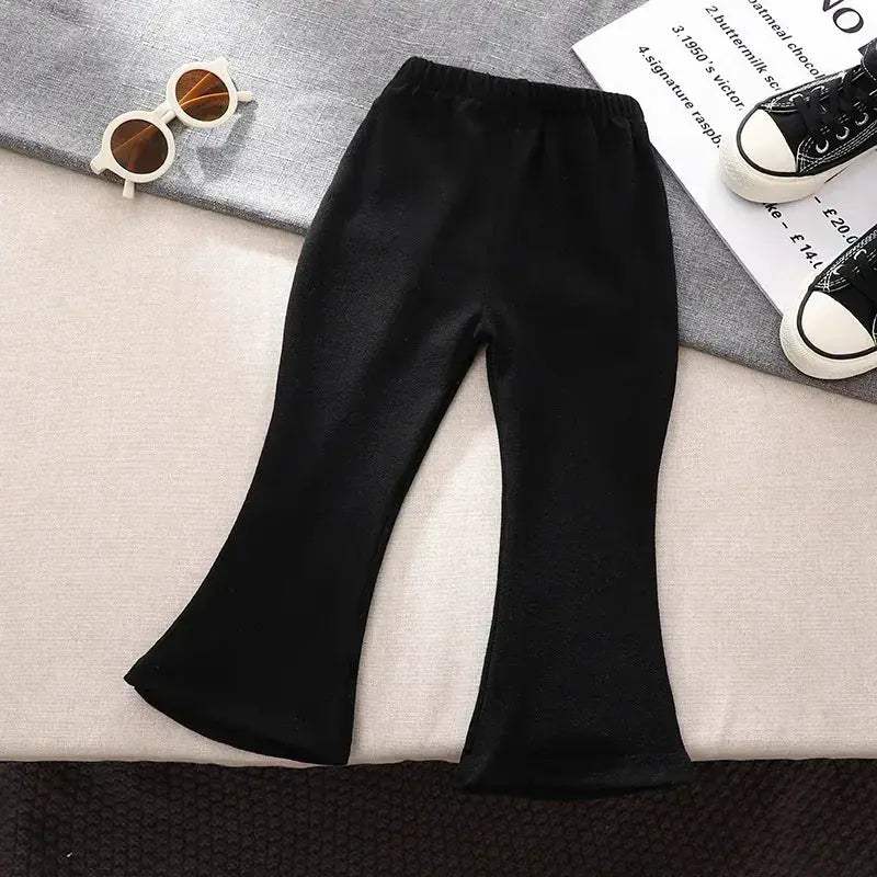 Kids Bootcut Leggings For Girls Comfortable Elastic Waist - Image 6