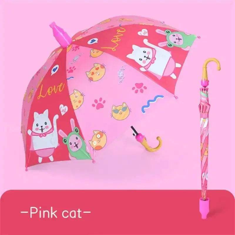 Kids Cartoon Automatic Umbrella Windproof Long Handle - Image 8