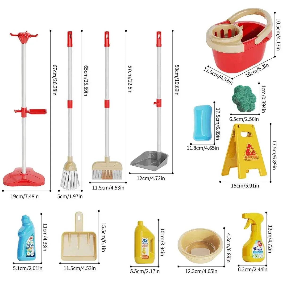 Educational Montessori Cleaning Toy Set For Toddlers - Image 5