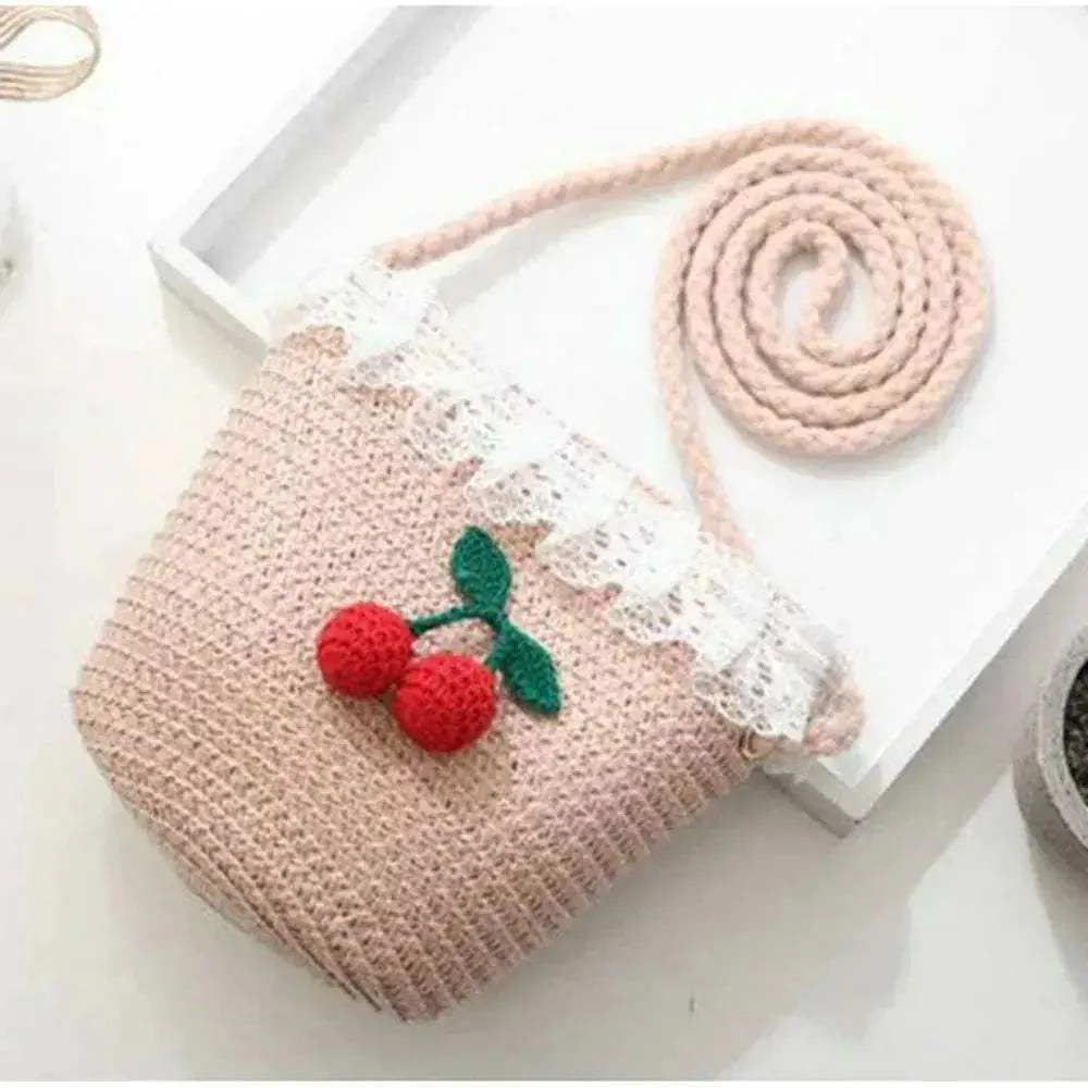 Kids Cute Hand Bag Children's Weave Shoulder Bags Fashion Straw Cross Bag For Girls Made From Natural - Image 8
