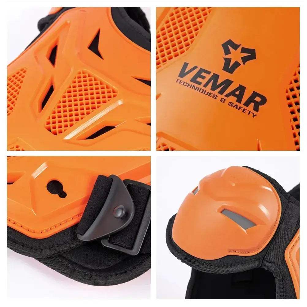 Kids Dirt Bike Chest Protector With Shockproof Armor Vest - Image 6
