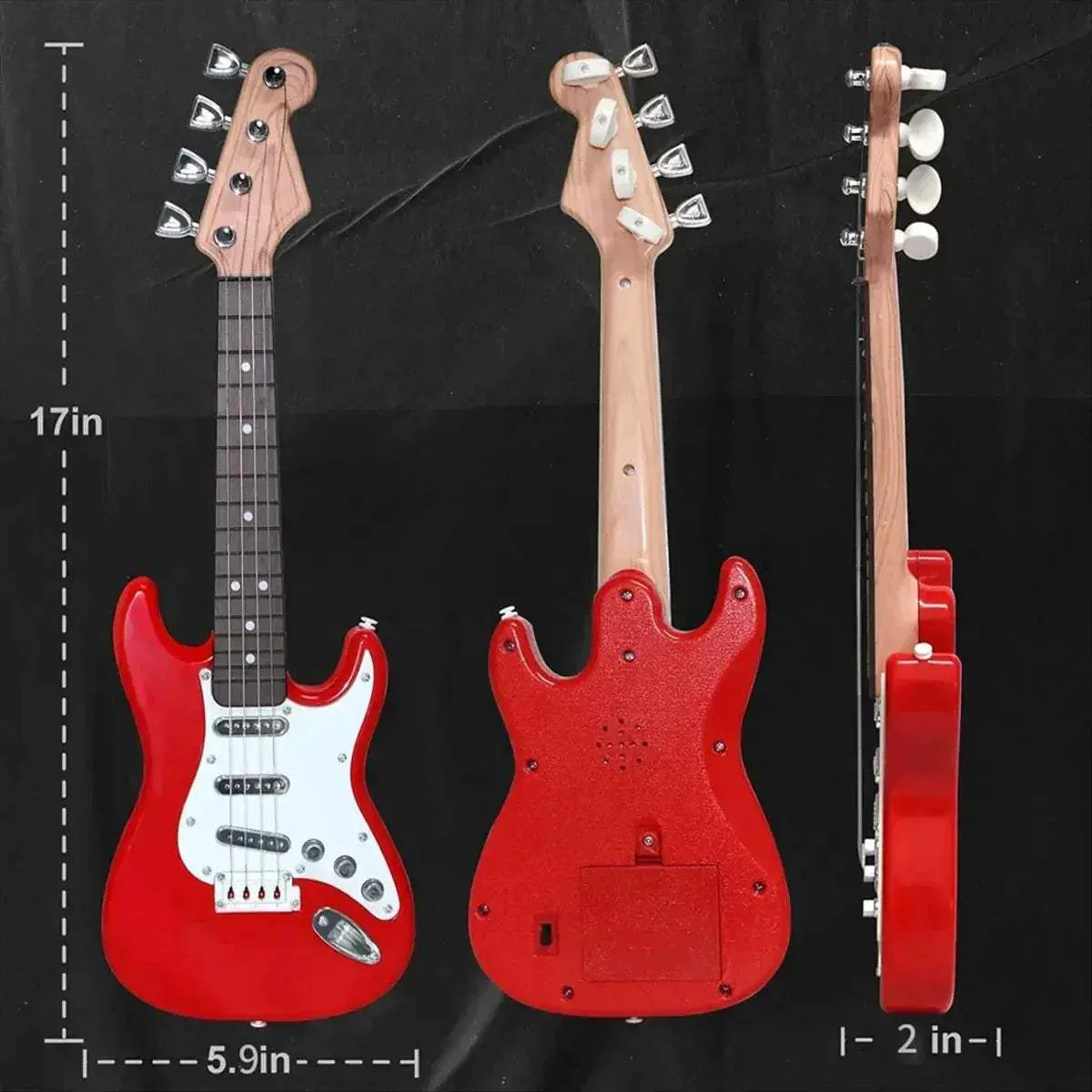 Kids Electric Guitar Toy With LED Lights And Rechargeable Battery - Image 6