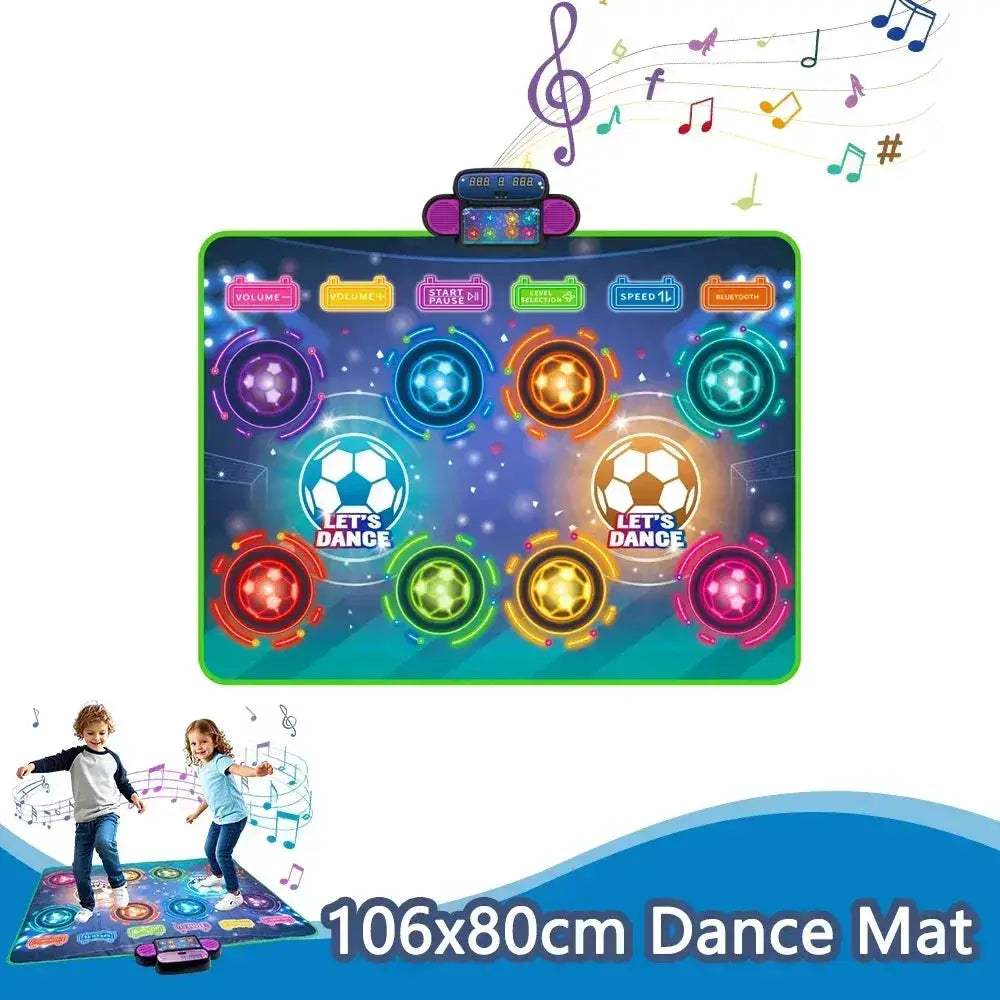 Kids Electronic Dance Mat Bluetooth Light Interactive Educational Toy - Image 10