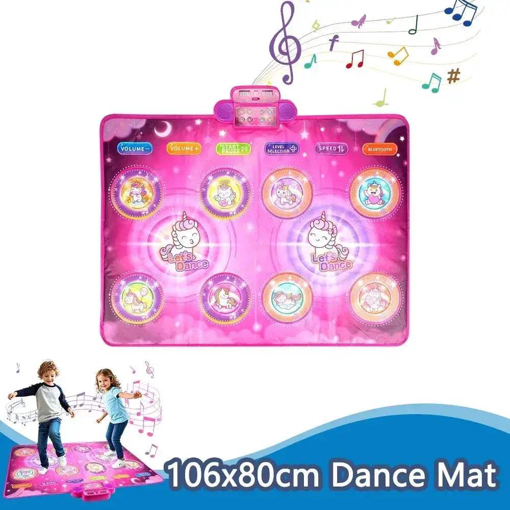 Kids Electronic Dance Mat Bluetooth Light Interactive Educational Toy - Image 12