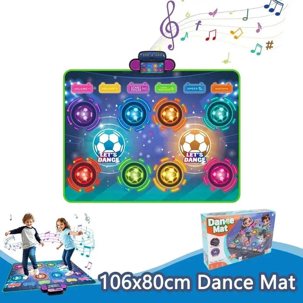 Kids Electronic Dance Mat Bluetooth Light Interactive Educational Toy - Image 14