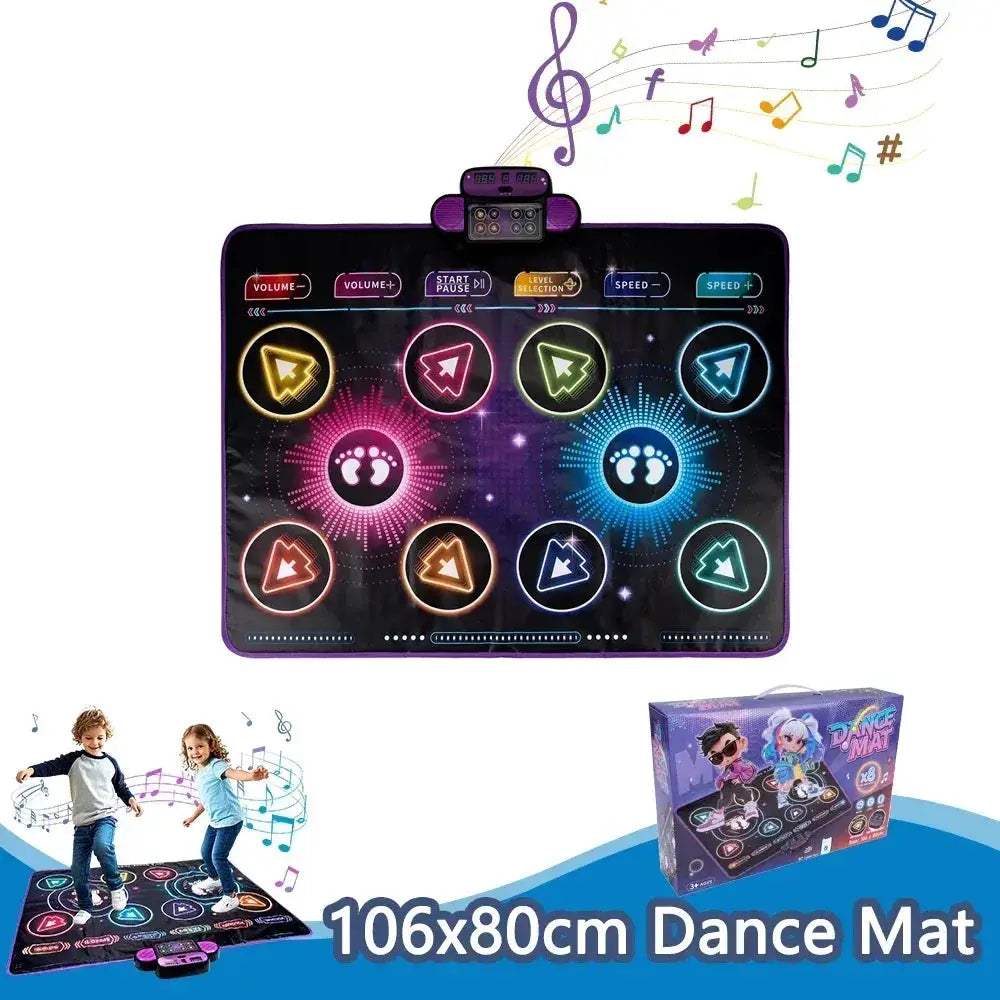 Kids Electronic Dance Mat Bluetooth Light Interactive Educational Toy - Image 8
