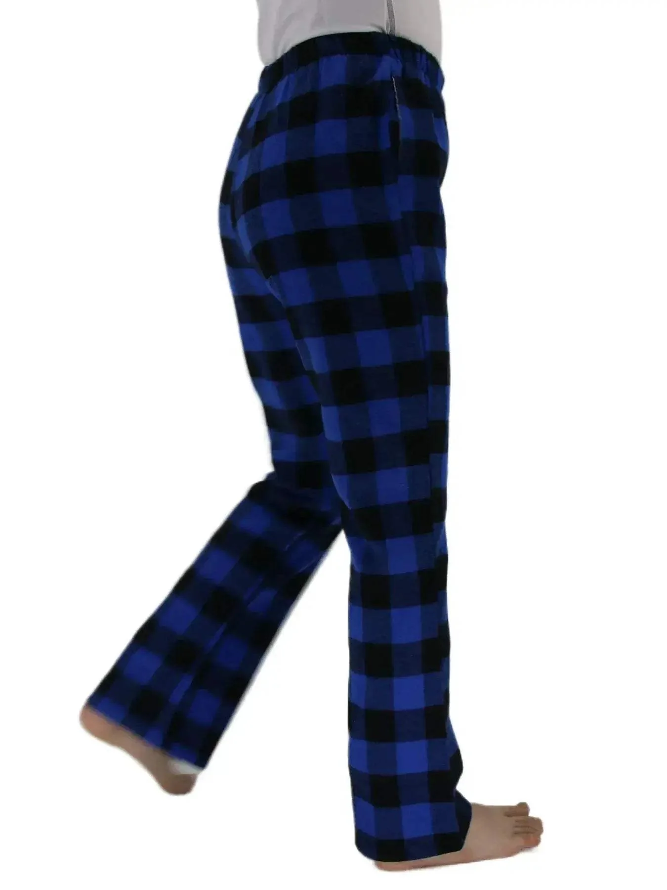 Kids Flannel Pajama Pants Soft Warm Cozy Plaid Bottoms - Image 4