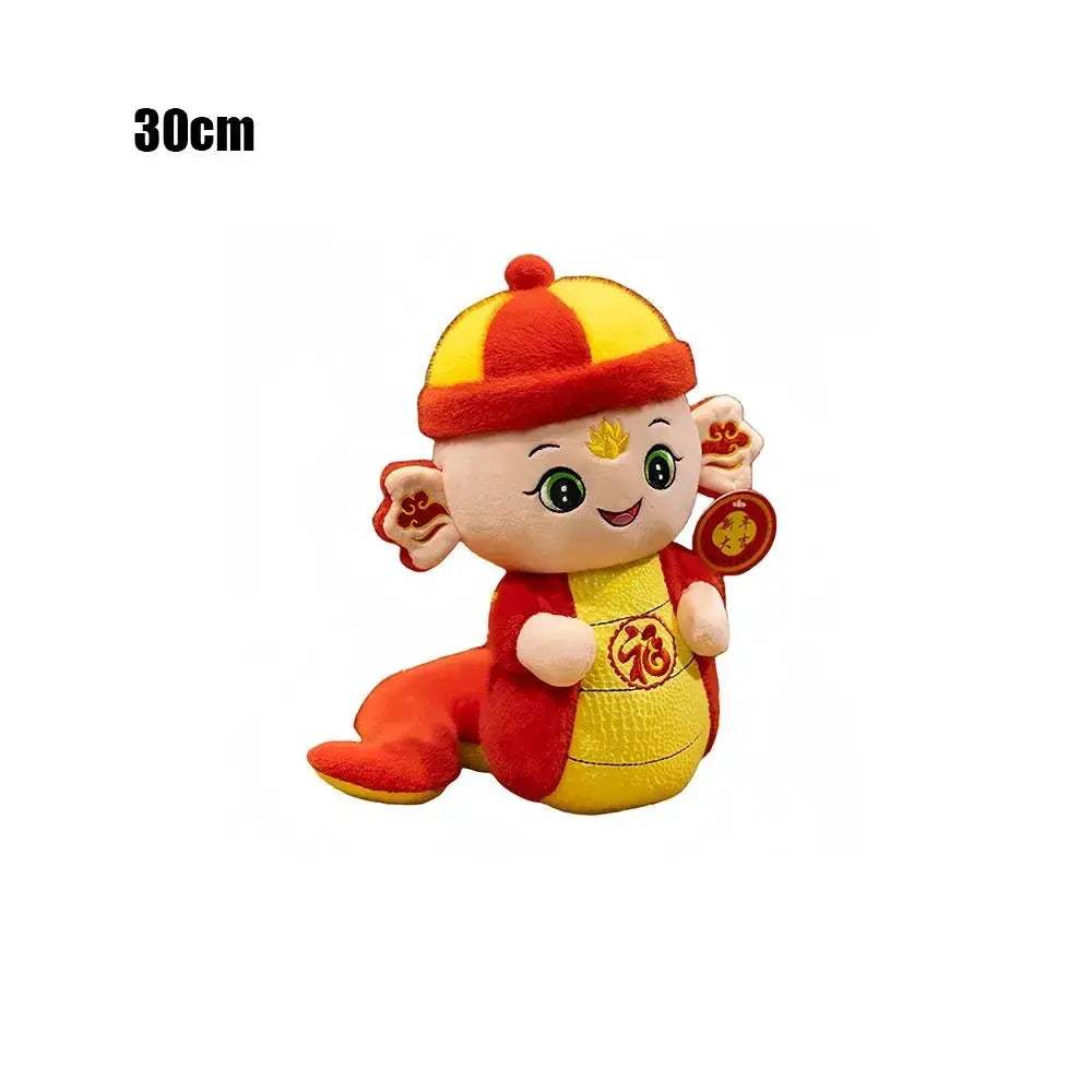Lucky Wealth Plush Snake Doll For New Year Decor Festival - Image 7