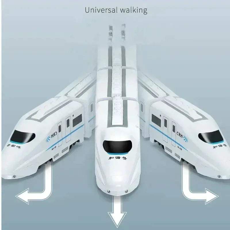 Kids High Speed Railway Train Toy With Sound And Light - Image 3