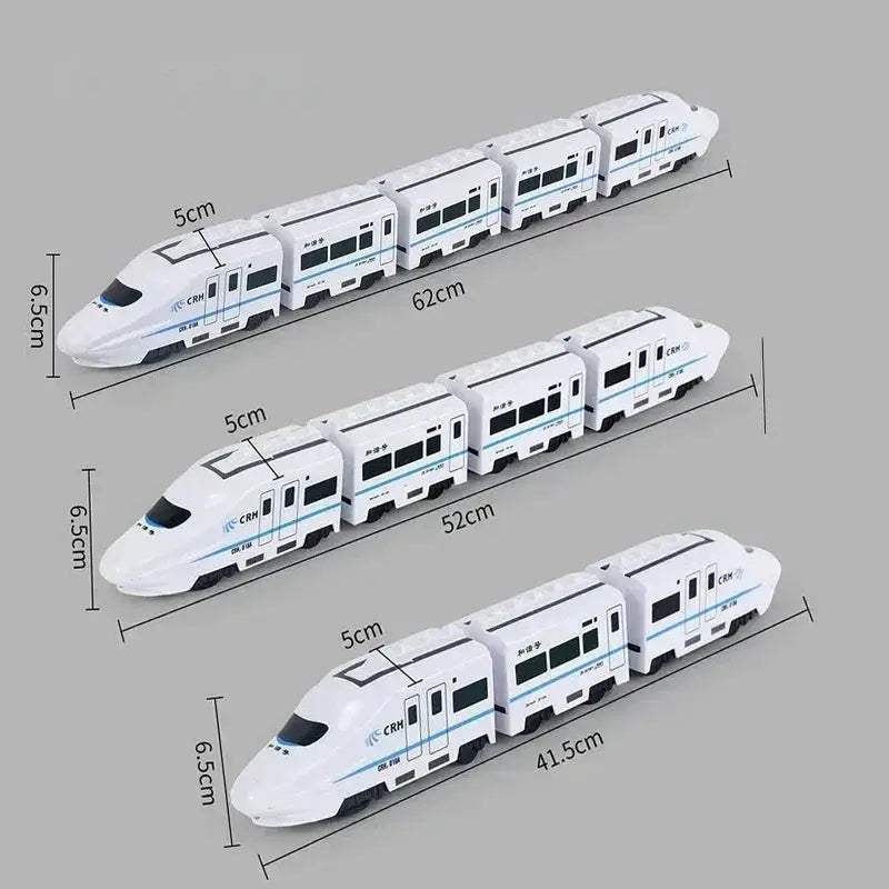 Kids High Speed Railway Train Toy With Sound And Light - Image 4