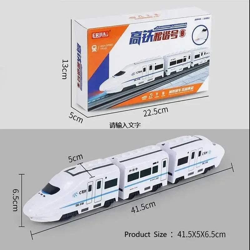 Kids High Speed Railway Train Toy With Sound And Light - Image 6