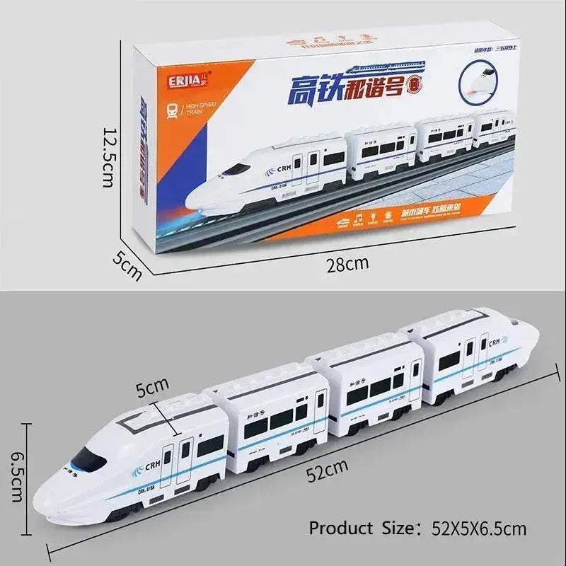 Kids High Speed Railway Train Toy With Sound And Light - Image 8