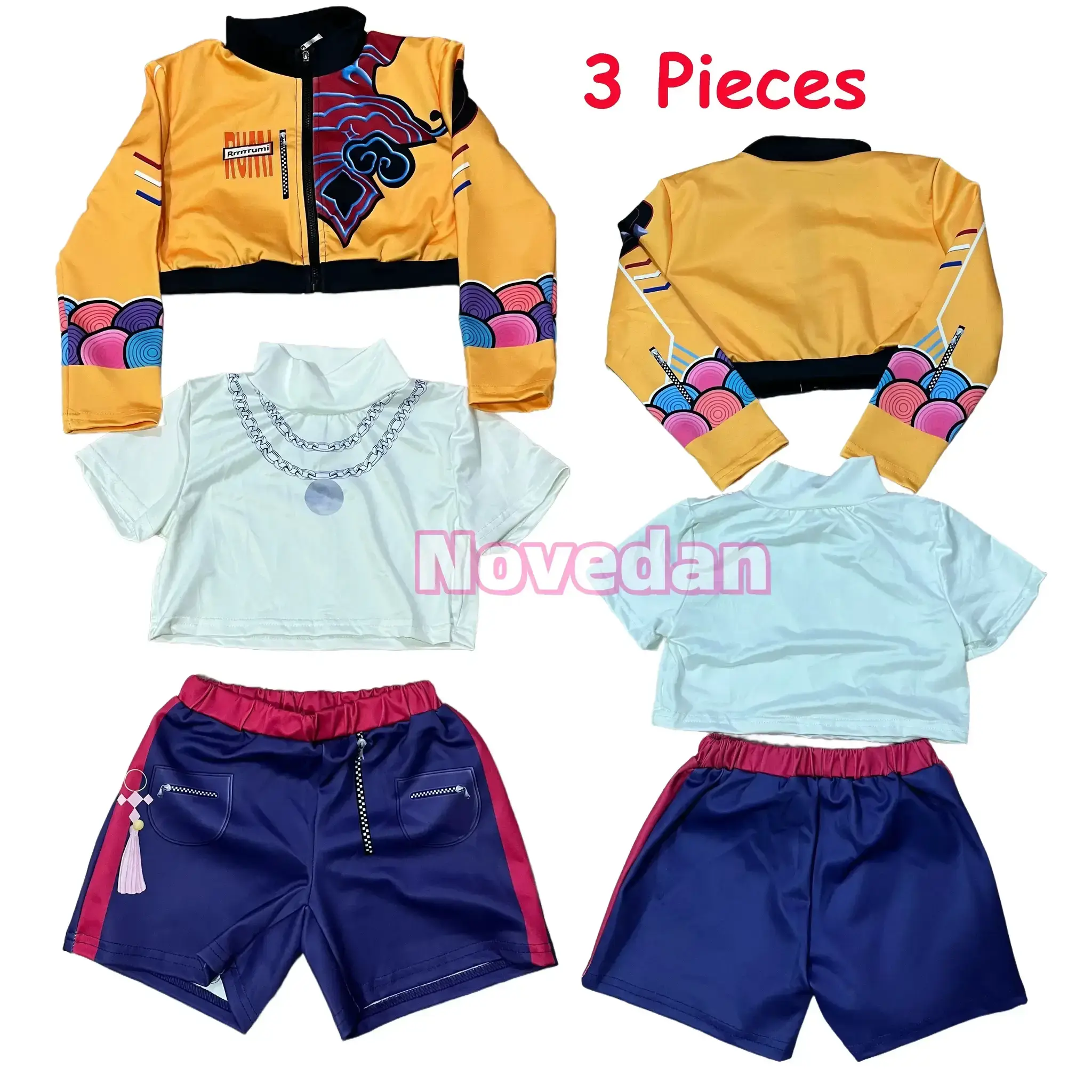 Kids Cosplay Costume Set For Girls Idol Group Performance - Image 13