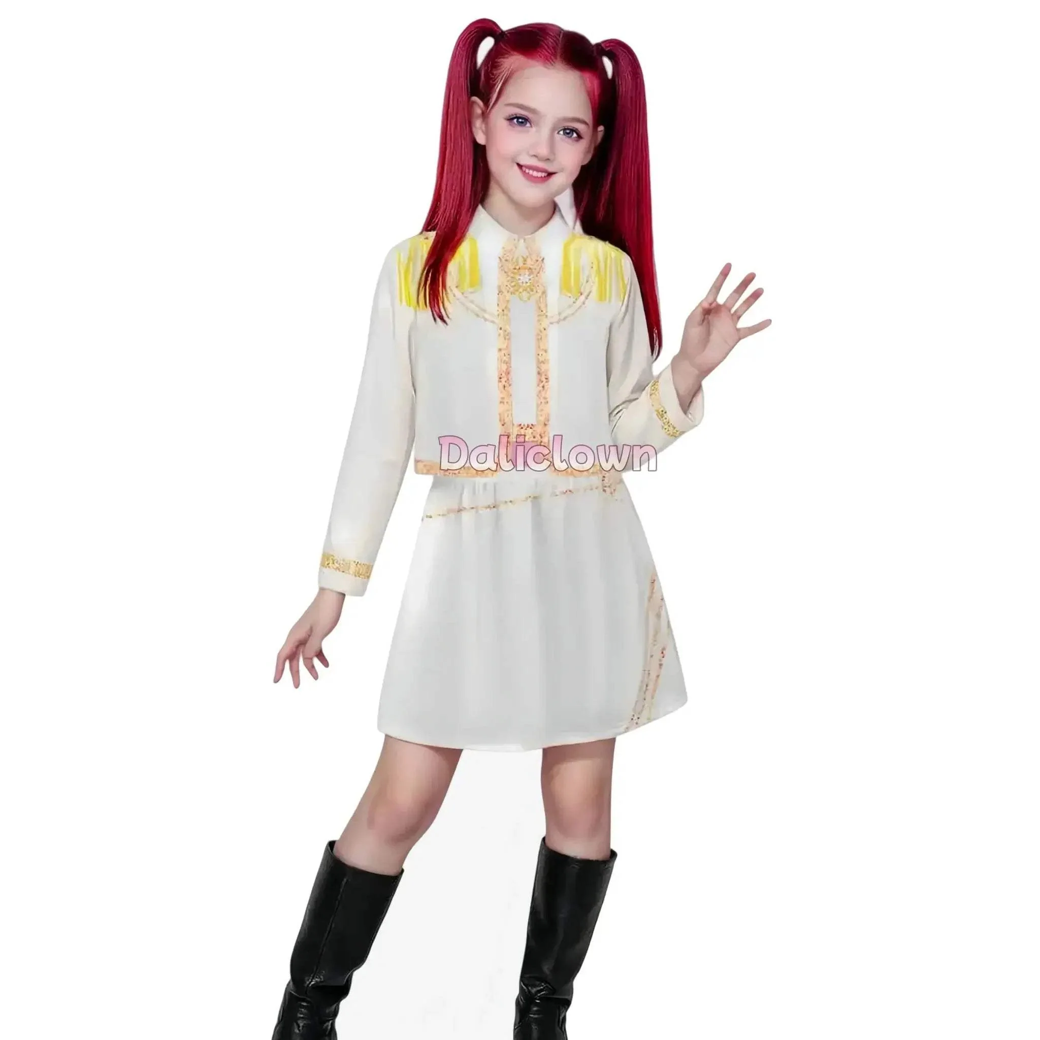 Kids Cosplay Costume Set For Girls Idol Group Performance - Image 3