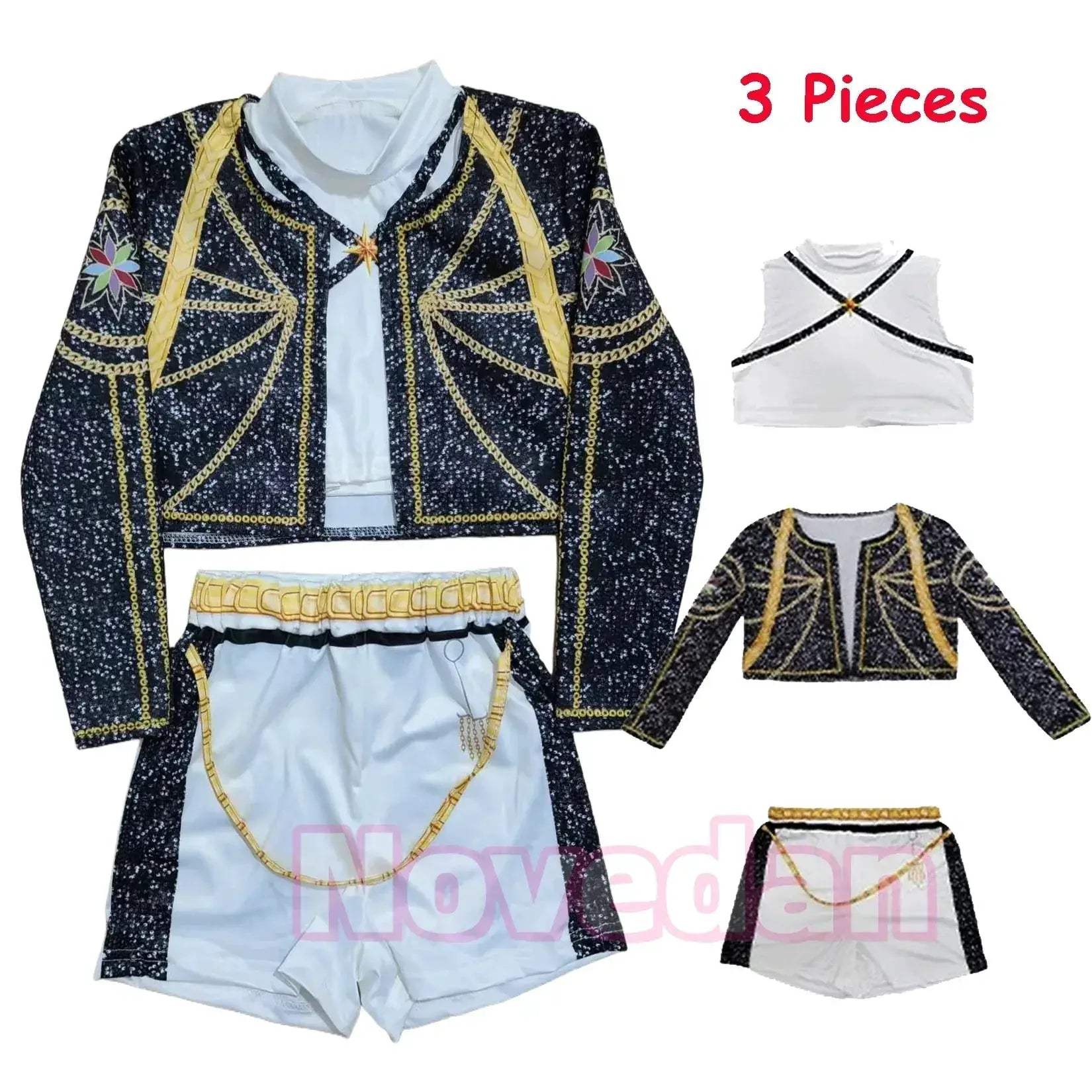 Kids Cosplay Costume Set For Girls Idol Group Performance - Image 7
