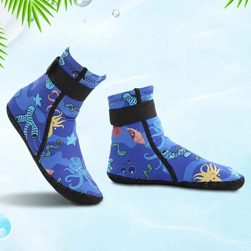 Kids Neoprene Water Socks Anti Slip Keeping Feet Warm - Image 2