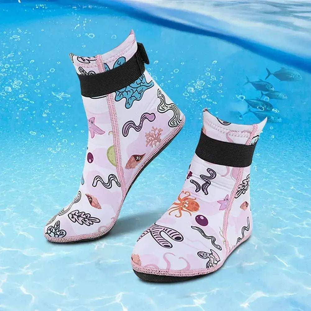 Kids Neoprene Water Socks Anti Slip Keeping Feet Warm - Image 3