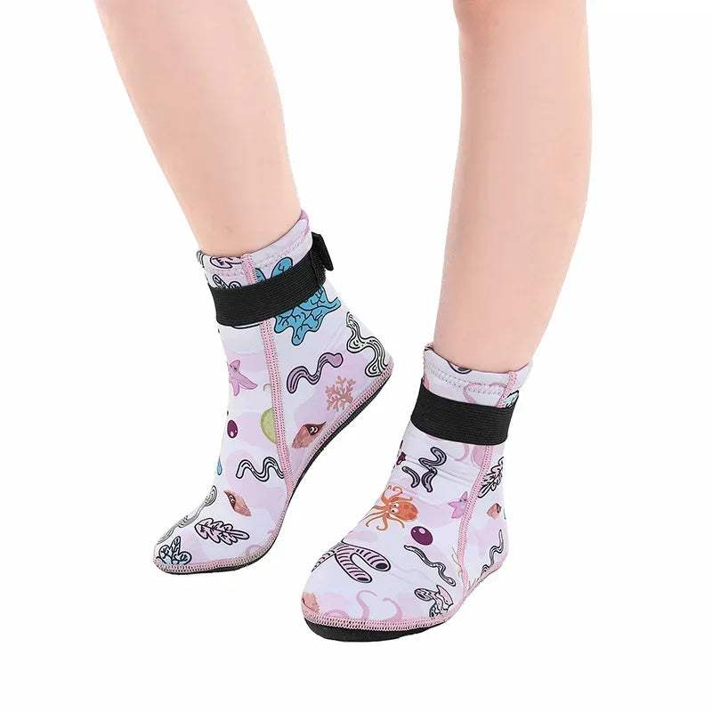 Kids Neoprene Water Socks Anti Slip Keeping Feet Warm - Image 4