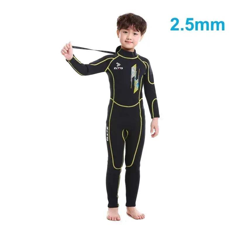 Kids Neoprene Wetsuit 3mm 2.5mm Full Body Warmth Waterproof - Image 10