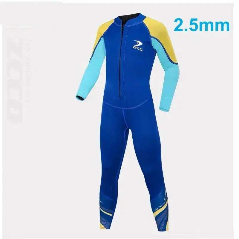 Kids Neoprene Wetsuit 3mm 2.5mm Full Body Warmth Waterproof - Image 21