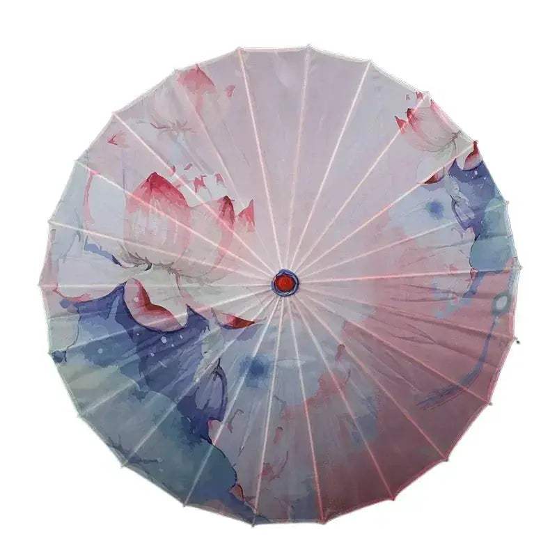 Kids Oilpaper Umbrella 56cm Hanfu Costume For Photography - Image 3