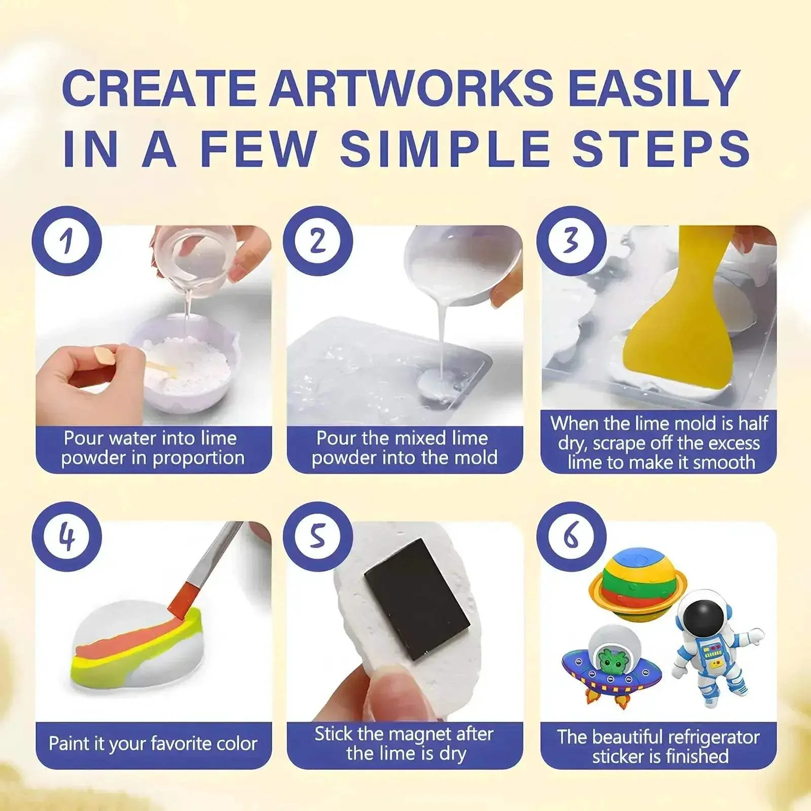 Kids Painting Kit Arts And Crafts Set For Dino Fun - Image 5