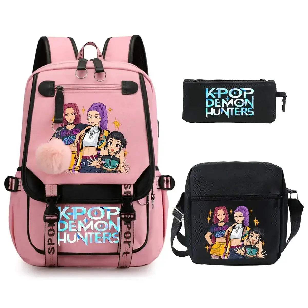 Kids School Backpack Three Piece Set With Pencil Case - Image 7